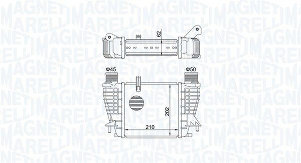 MAGNETI MARELLI Intercooler Article number: 351319204710 cheaply