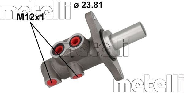 METELLI Peapiduri silinder Artikli number: 05-1159 soodsalt