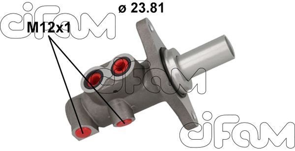 CIFAM Peapiduri silinder Artikli number: 202-1159 soodsalt