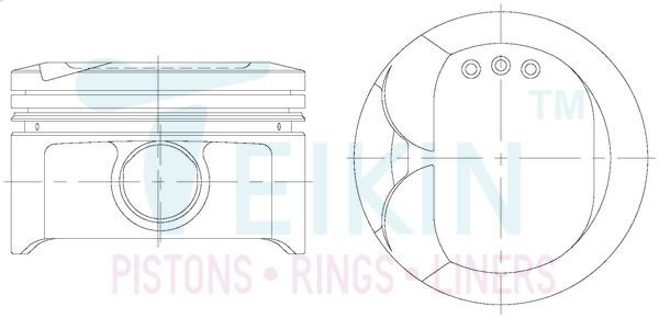 TEIKIN Piston Set Article number: 46342.STD cheaply