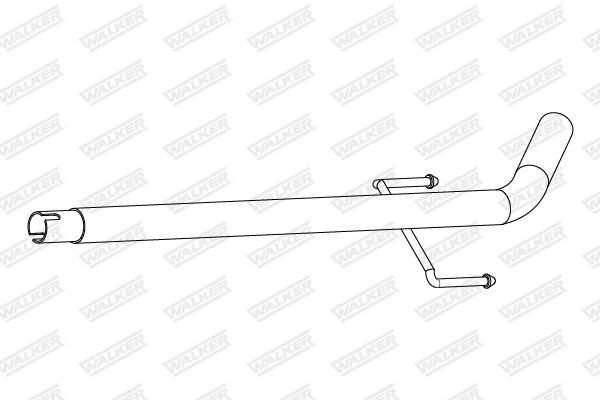 WALKER Exhaust Pipe Article number: 10917 cheaply
