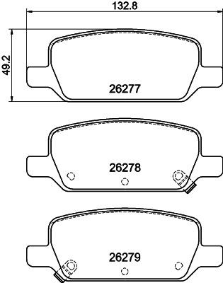 MINTEX Brake pad set Article number: MDB4289 cheaply