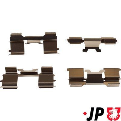 JP GROUP 3364003610 Lisakomplekt, ketaspiduriklotsid Daily 35S17, 35C17, 40C17, 50C17, 55C17, 60C17, 65C17, 70C17 170 HP Diisel