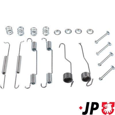JP GROUP 3364004410 Lisakomplekt, Piduriklotsid PALIO 1.3 JTD Multijet (178BYE1AAT) 69 HP Diisel
