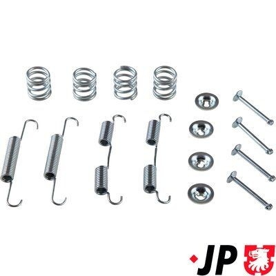 JP GROUP 4064004010 Lisakomplekt, seisupiduriklotsid NAVARA 2.5 dCi 4WD (D40TT, D40T, D40M, D40BB) 190 HP Diisel