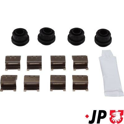 JP GROUP 4164002710 Σετ βοηθ. εξαρτημάτων, τακάκια φρένων 3008 1.2 THP/ PureTech (MRHNSM, MRHNSU, MRHNSJ, MRHNYW,... 131 PS Βενζίνη