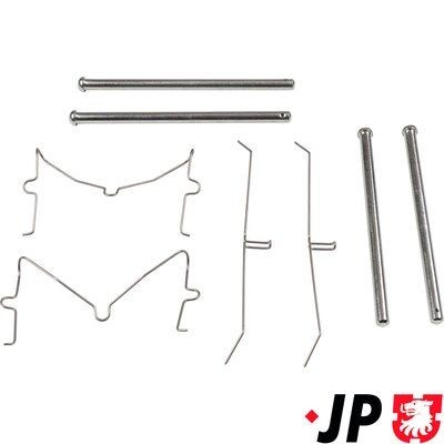 JP GROUP 4864002510 Lisakomplekt, ketaspiduriklotsid COMPASS 1.4 MultiAir 4x4 170 HP Bensiin