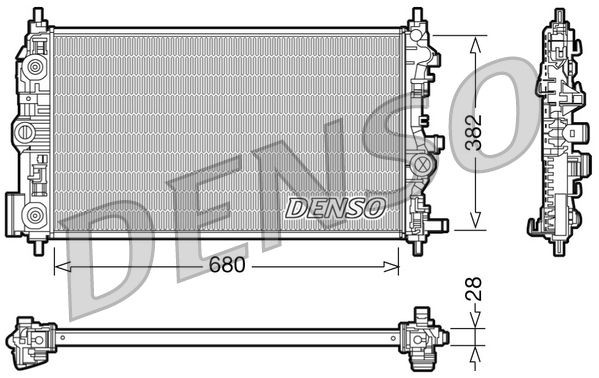 DENSO Kondensaator, kliimaseade Artikli number: DCN05004 soodsalt