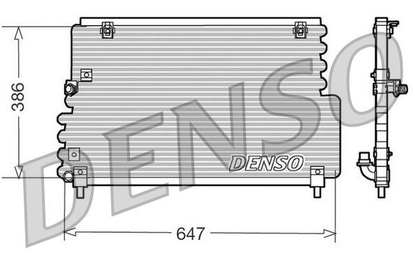 DENSO Kondensaator, kliimaseade Artikli number: DCN33004 soodsalt