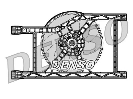 DENSO Fan, radiator Article number: DER09047 cheaply