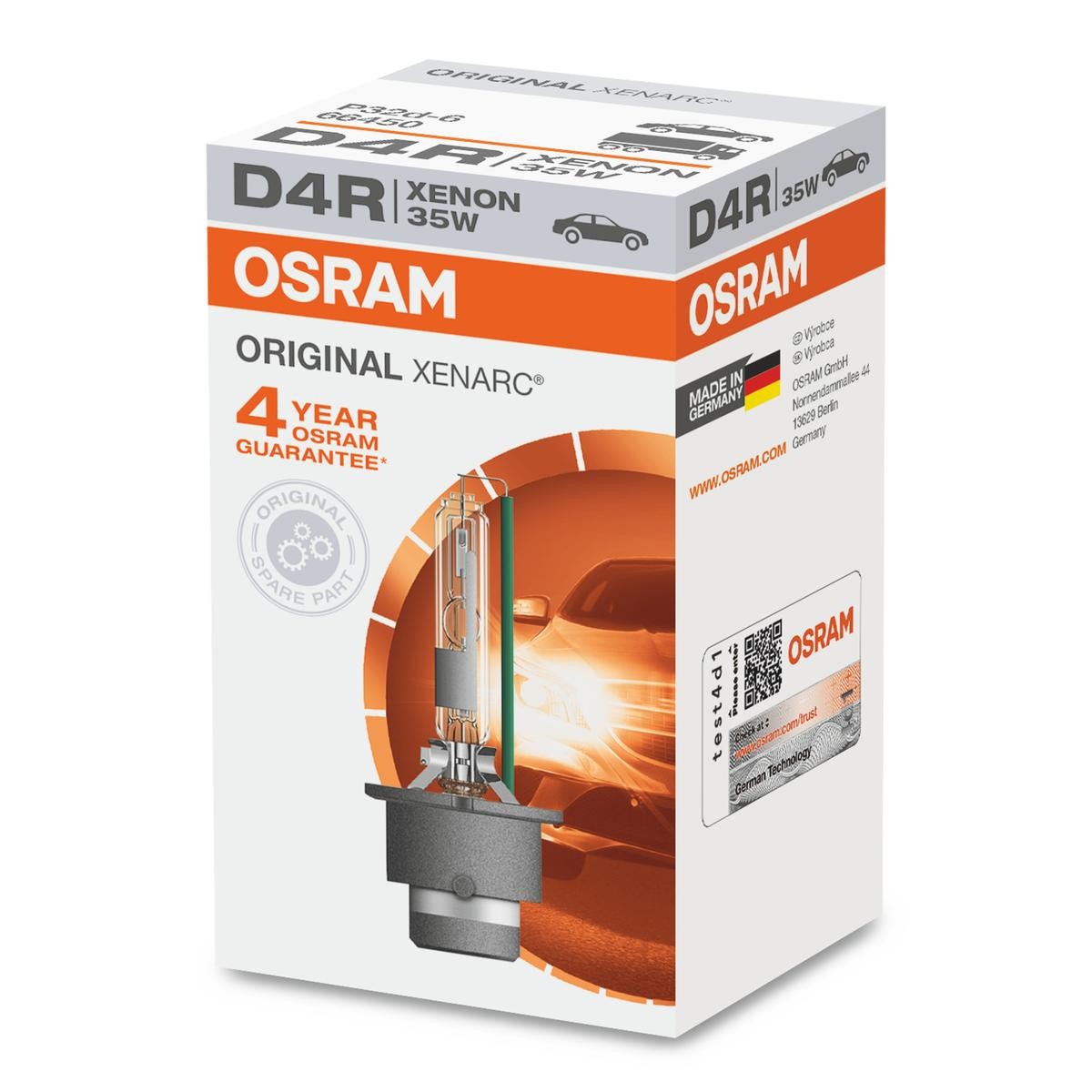 OSRAM 66450 Xenon lamp VERSO 2.2 D-4D (AUR21_) 150 PS Diesel 2018