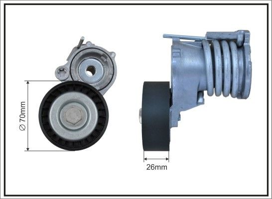 CAFFARO Tensioner Lever, v-ribbed belt Article number: 127100SP cheaply