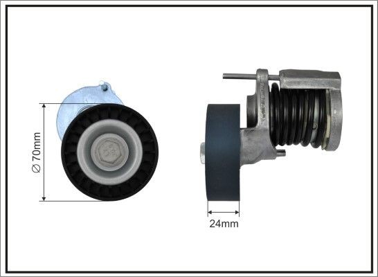 CAFFARO Tensioner Lever, v-ribbed belt Article number: 500251SP cheaply