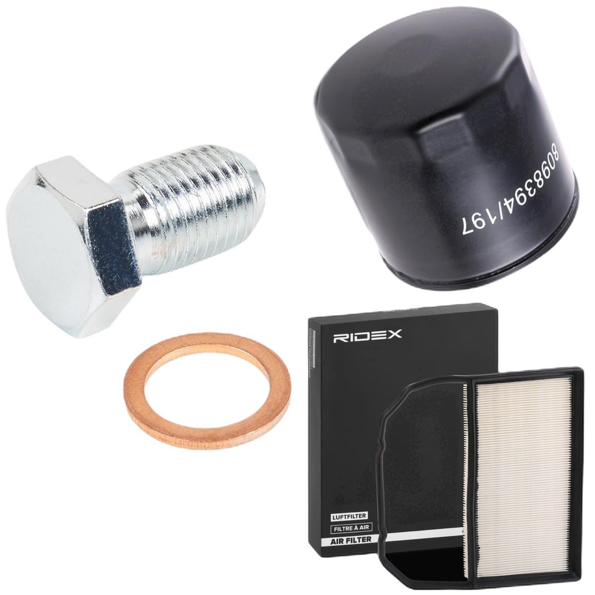 RIDEX Filter-komplekt Artikli number: 4055F2045 soodsalt