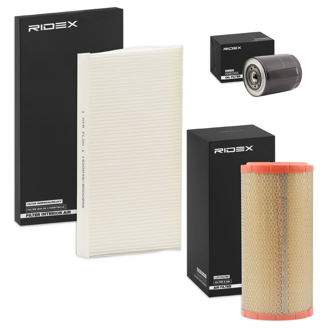 RIDEX Filter kit Article number: 4055F20043 cheaply