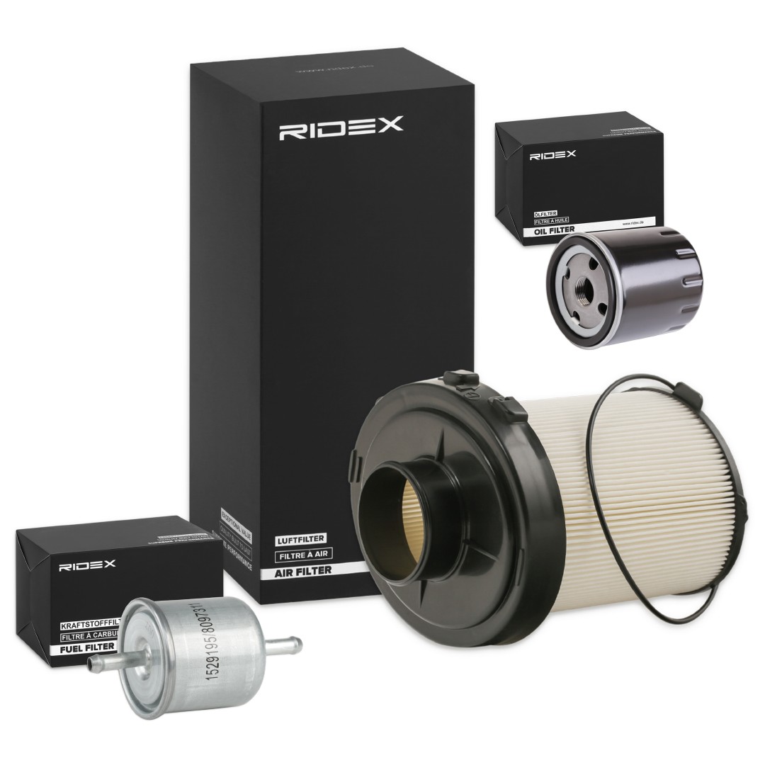 RIDEX Filtrų komplektas prekės numeris: 4055F22726 nebrangu