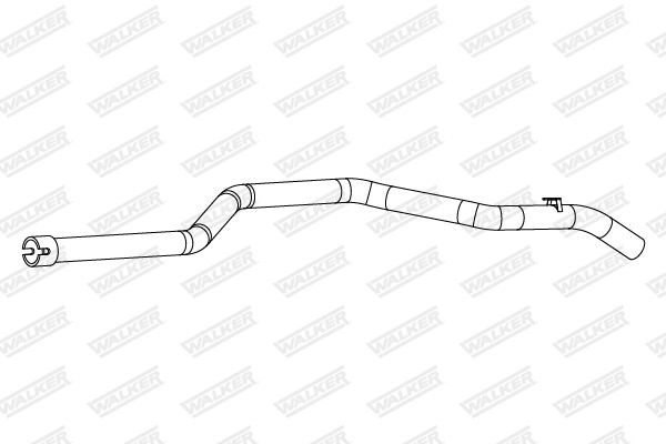 WALKER Exhaust Pipe Article number: 10907 cheaply