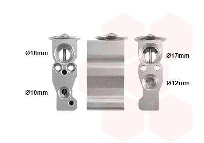 VAN WEZEL AC expansion valve Article number: 43011701 cheaply