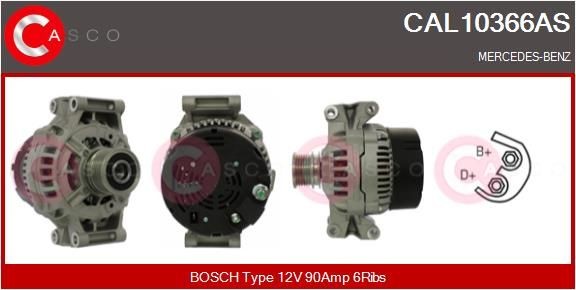 CASCO CRG77001AS EGR-jahuti COMBO 1.7 CDTI 16V 101 HP Diisel