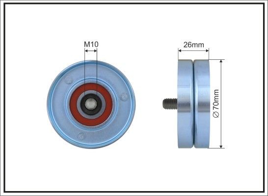 CAFFARO Tensioner pulley Article number: 500633 cheaply