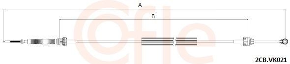 COFLE 92.2CB.VK021 Kabel, manuel gearkasse PASSAT 1.4 TSI MultiFuel 160 HK Benzin/Ethanol 2014