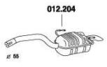 PEDOL Rear silencer Article number: 012.204 cheaply