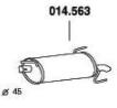 PEDOL Rear silencer Article number: 014.563 cheaply