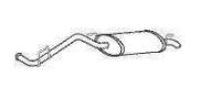 PEDOL Rear silencer Article number: 015.274 cheaply