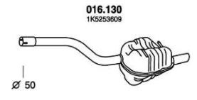 PEDOL Rear silencer Article number: 016.130 cheaply