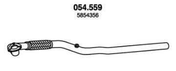 PEDOL Exhaust Pipe Article number: 054.559 cheaply