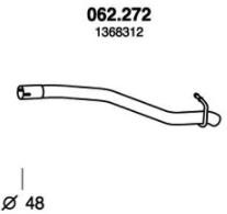 PEDOL Exhaust Pipe Article number: 062.272 cheaply