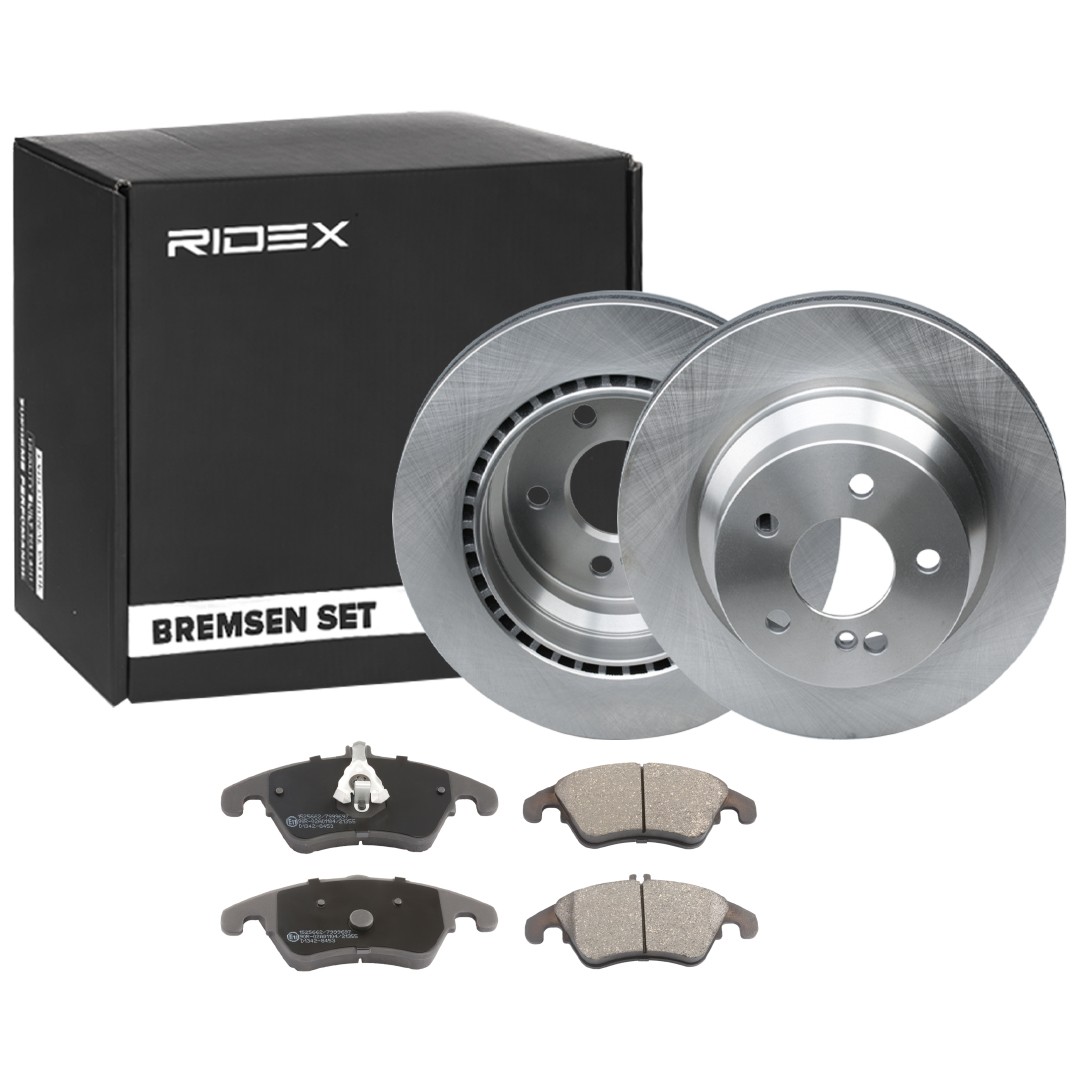 RIDEX Kit de discos de freno y pastillas Número de artículo: 3405B1331 a buen precio