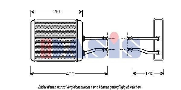 AKS DASIS Varmeelement, kabinevarme Varenummer: 019006N billige