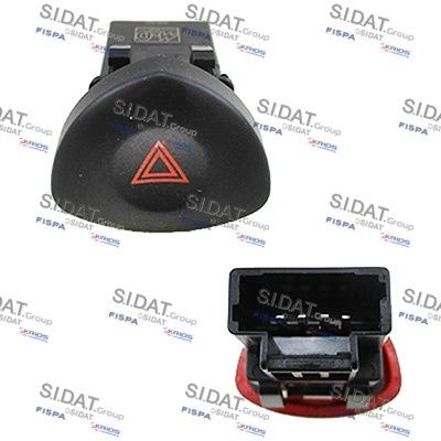 SIDAT 660626A2 Hazard Light Switch CLIO 1.0 54 PS Petrol 2016