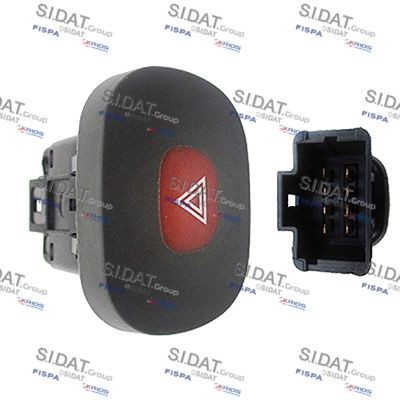 SIDAT 660936A2 Hazard Light Switch CLIO 1.5 dCi 57 PS Diesel 2016