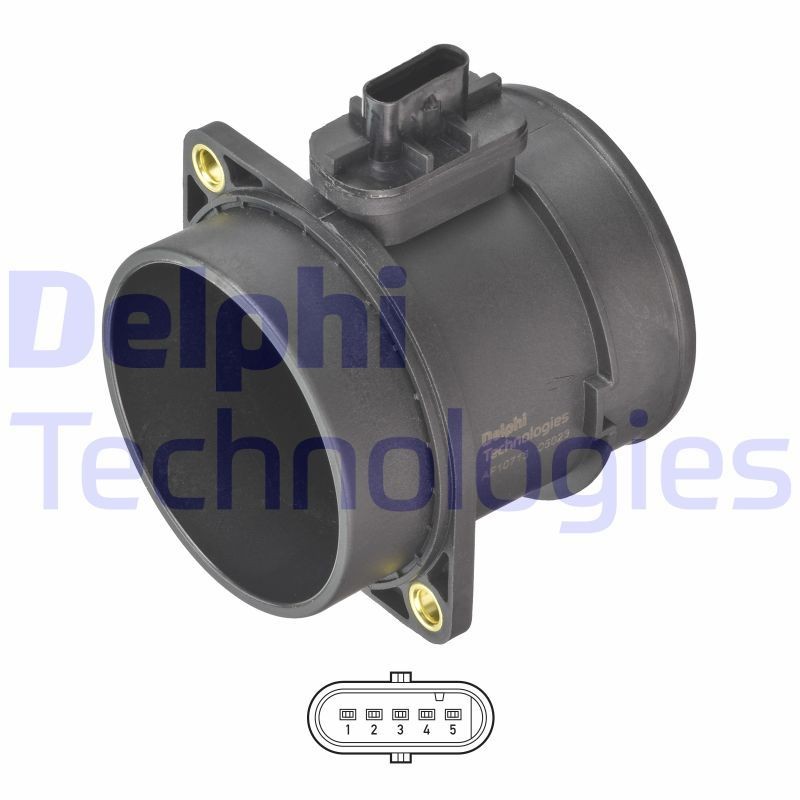 DELPHI Mass air flow sensor Article number: AF10713-12B1 cheaply