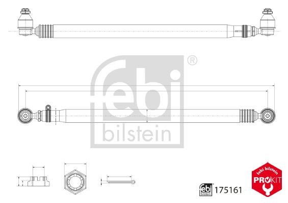 FEBI BILSTEIN Paigutus, Mootor Artikli number: 175256 soodsalt