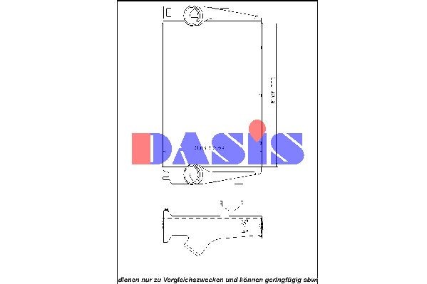 AKS DASIS Intercooler Varenummer: 137003N billige