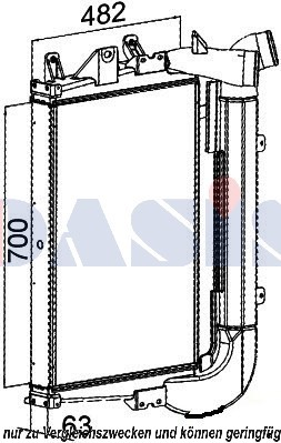 AKS DASIS Intercooler Varenummer: 137017N billige