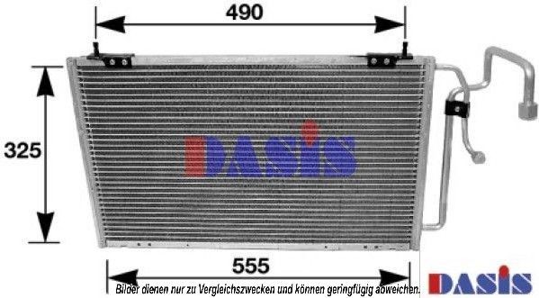 AKS DASIS Air conditioning condenser Article number: 162210N cheaply