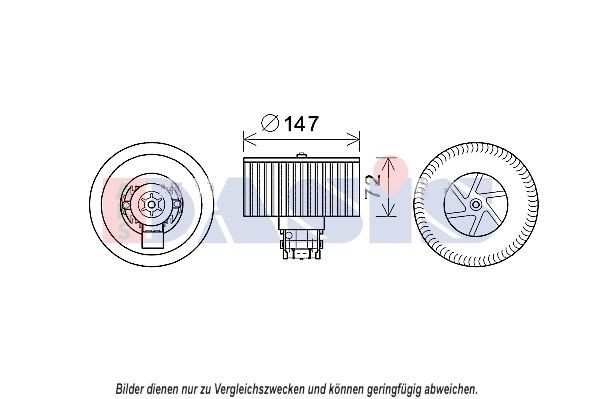 AKS DASIS Kobling, kølerventilator Varenummer: 298160T billige