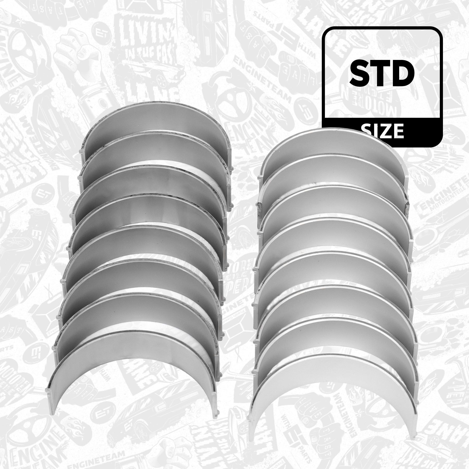 ET ENGINETEAM Big End Bearings Article number: LP005200 cheaply