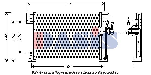 AKS DASIS Air conditioning condenser Article number: 522210N cheaply