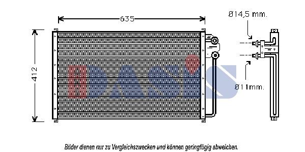 AKS DASIS Air conditioning condenser Article number: 522330N cheaply