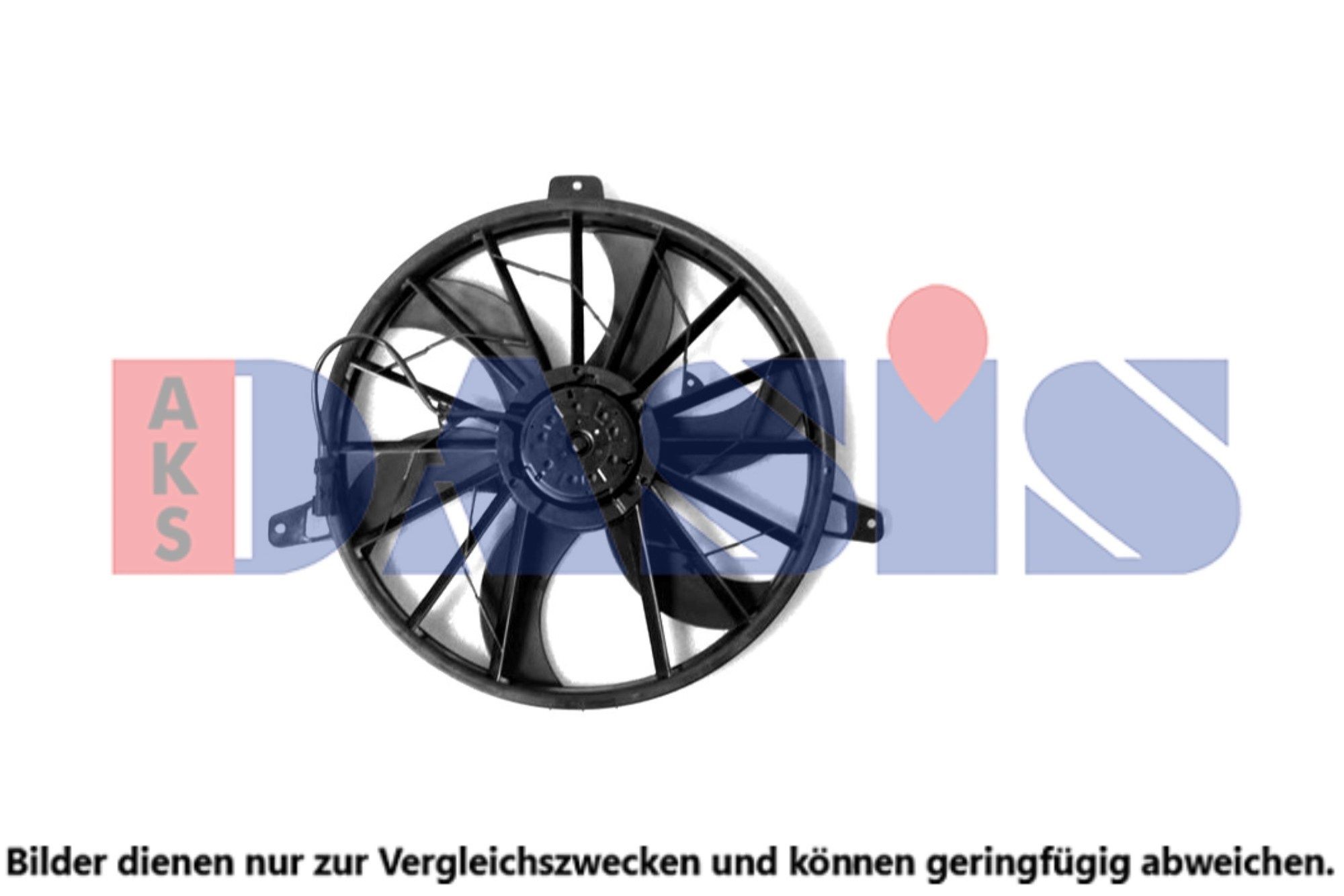 AKS DASIS 528045N Cowling, radiator fan GRAND CHEROKEE 4.7 V8 4x4 220 PS Petrol 2005