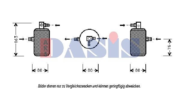AKS DASIS Dryer, air conditioning Article number: 800143N cheaply