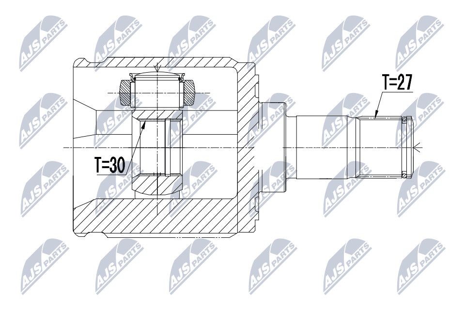 NTY Joint kit, drive shaft Article number: NPW-HD-049 cheaply