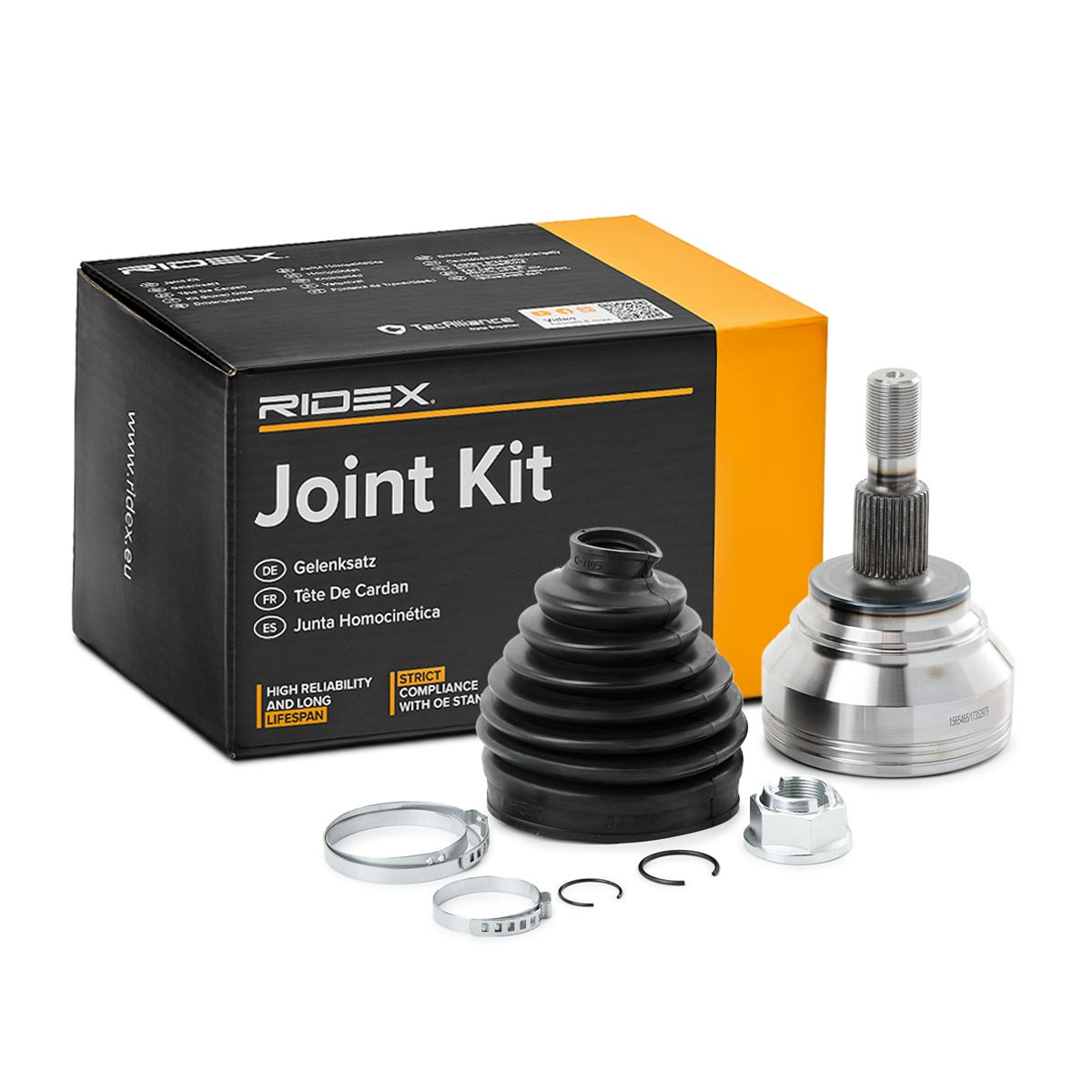 RIDEX Joint kit, drive shaft Article number: 5J0654 cheaply