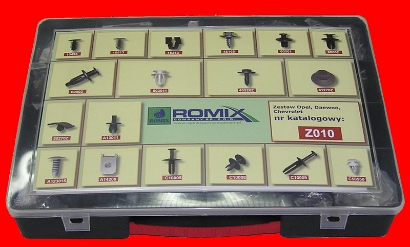 ROMIX Clipssæt, karosseri Varenummer: Z010 billige
