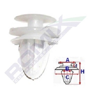 ROMIX Clip, trim / protective strip Article number: B23158 cheaply